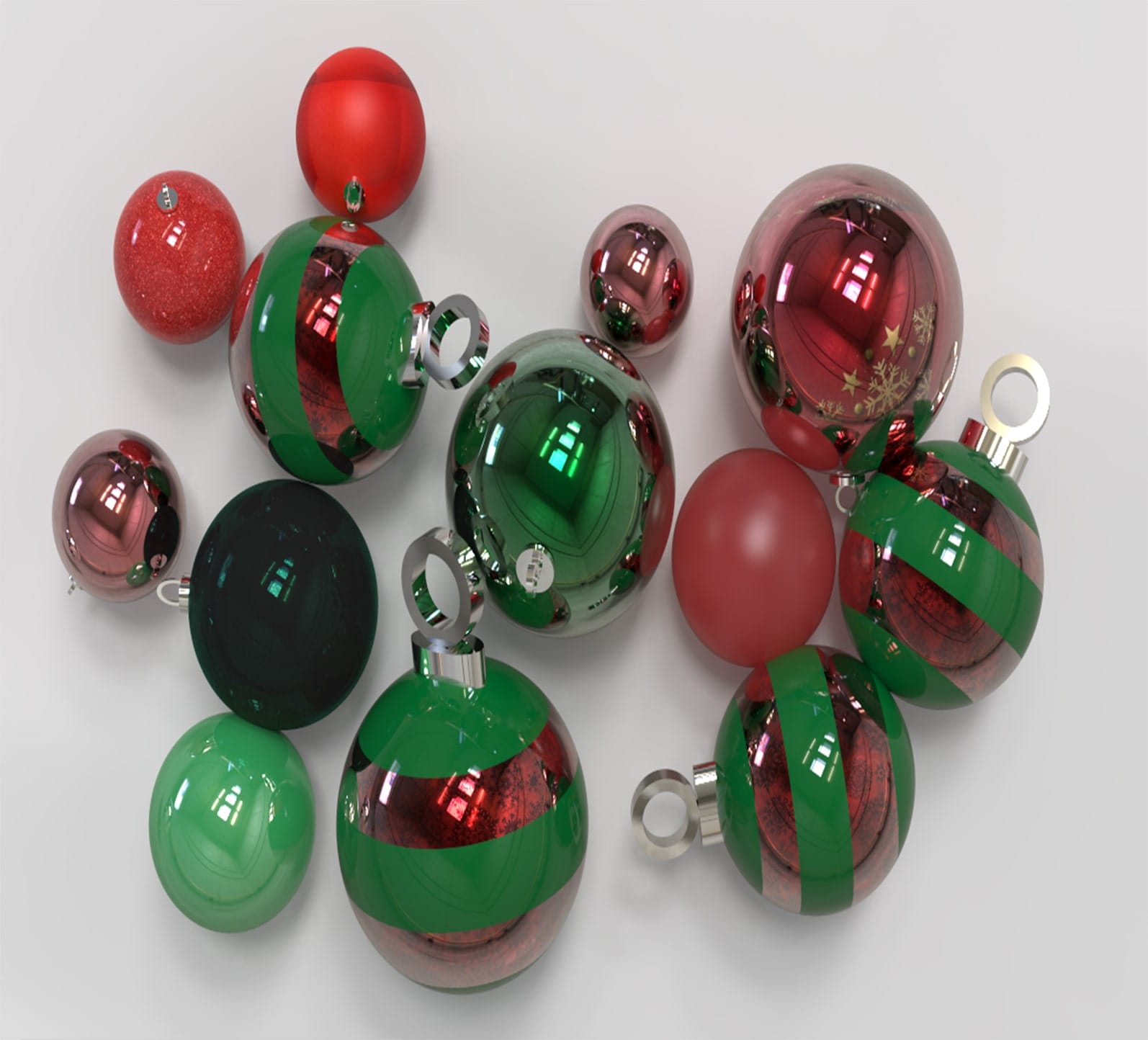 RenderWeekly 39: Christmas Ornaments