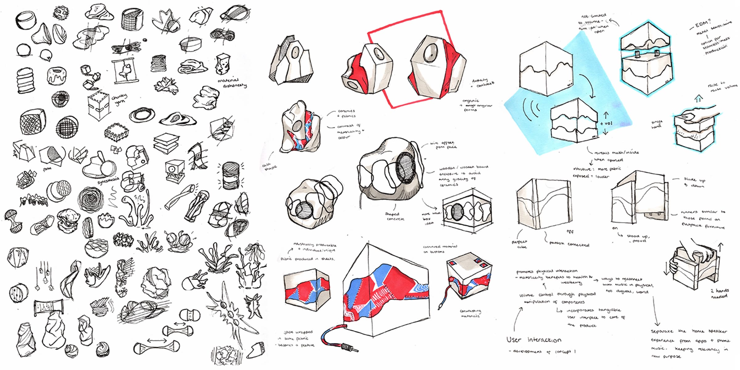 Ideation sketches